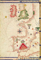 Ms Ital 550.0.3.15 fol.2r Kaart van Europa, uit 